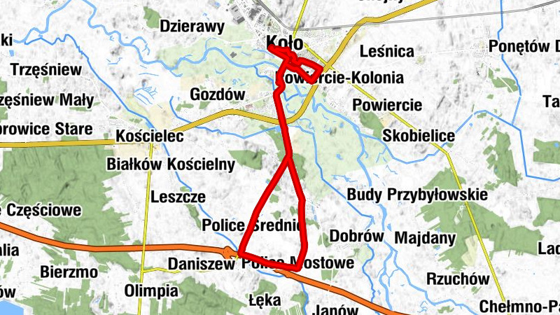 Koło - Stare Miasto - Kościół farny Podwyższenia Krzyża Świętego - Kościół Nawiedzenia Najświętszej Maryi Panny