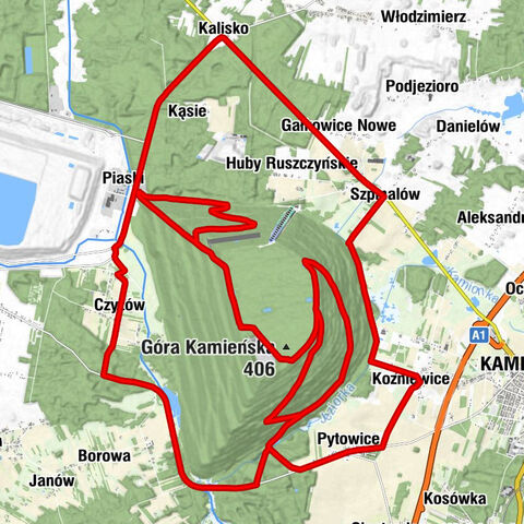 Kalisko - Piaski - Czyżów - Huta Brudzka