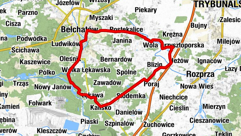 Kościół pw. Najświętszego Serca Pana Jezusa - Wola Krzysztoporska - Parcela-Jeżów - Bełchatów