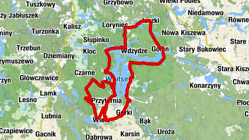 Wiele - Górki-Wybudowanie - Zajazd Pod Śluzą - Chełmice