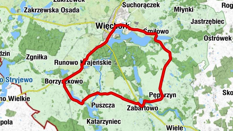 powiat sępoleński - Kościół pw. Świętej Trójcy - Więcbork - Plebanka