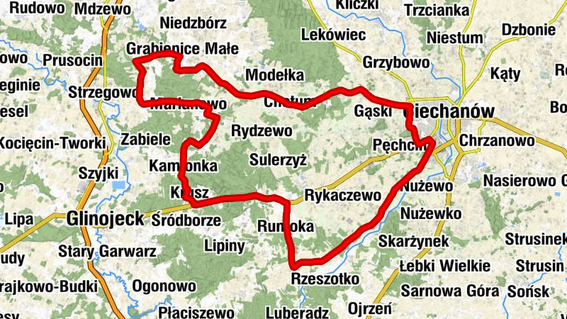 Huta - Kościół filialny pw. Matki Boskiej Częstochowskiej - Kościół pw. Matki Boskiej Częstochowskiej - Ciechanów