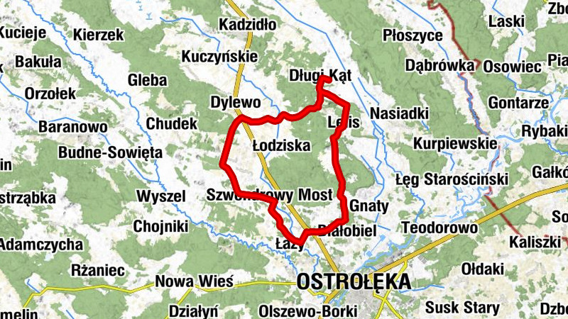 Długi Kąt - Gibałka - Dylewo Nowe - Kościół pw. Matki Bożej Nieustającej Pomocy