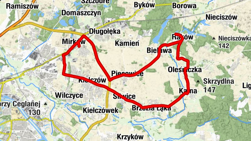 Mirków - Nasza - Restauracja wietnamska - Kaplica pw. Matki Bożej Różańcowej