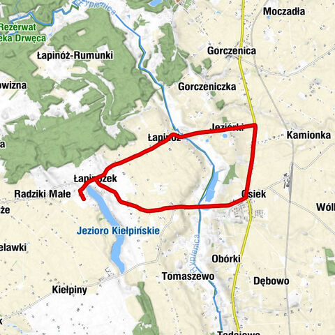 powiat rypiński - Łapinóżek - Łapinóż - Kościół pw. Wniebowzięcia Najświętszej Maryi Panny