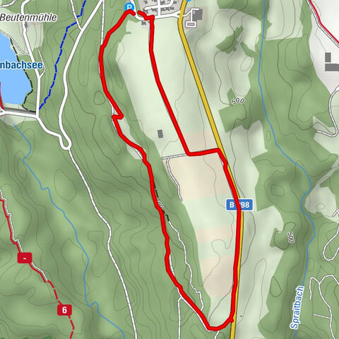 Wanderung auf dem Mühlhaldenweg bei Spraitbach