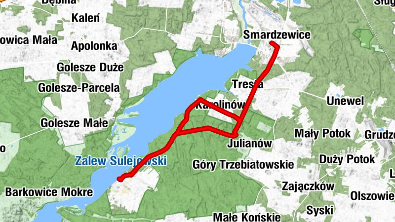 Smardzewice - Kościół pw. Św. Wacława - Tresta - Tresta Szlachecka