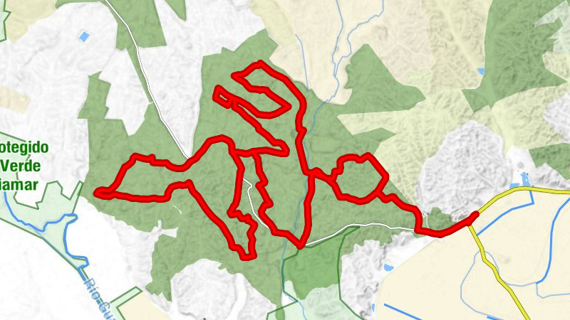 Venta del Cruce - Poblado de Colinas - Cerro de la Cella - Loma de los Socios