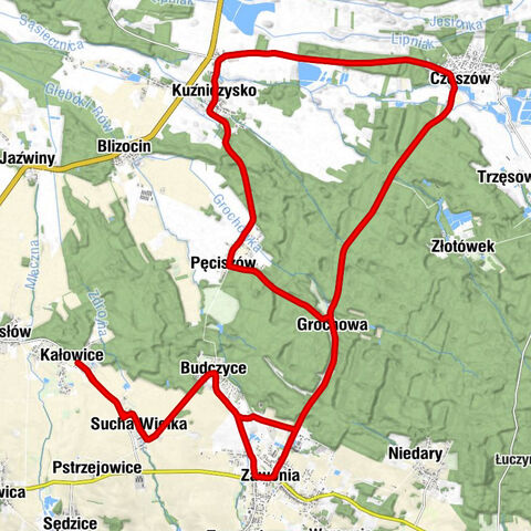 Kałowice - Sucha Wielka - Budczyce - Kościół pw. św. Jadwigi