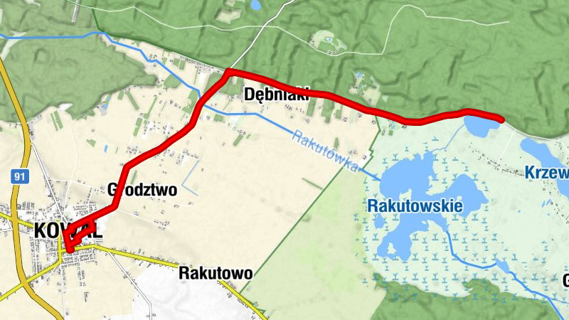 Stare Miasto - Kowal - Nowe Osiedle - Grodztwo