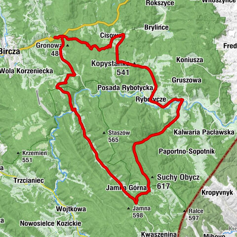 Krępak - Wierch - Jaworów