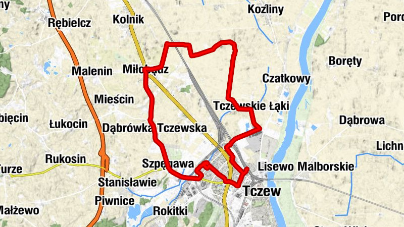 Tczew - Zatorze - Malinowo