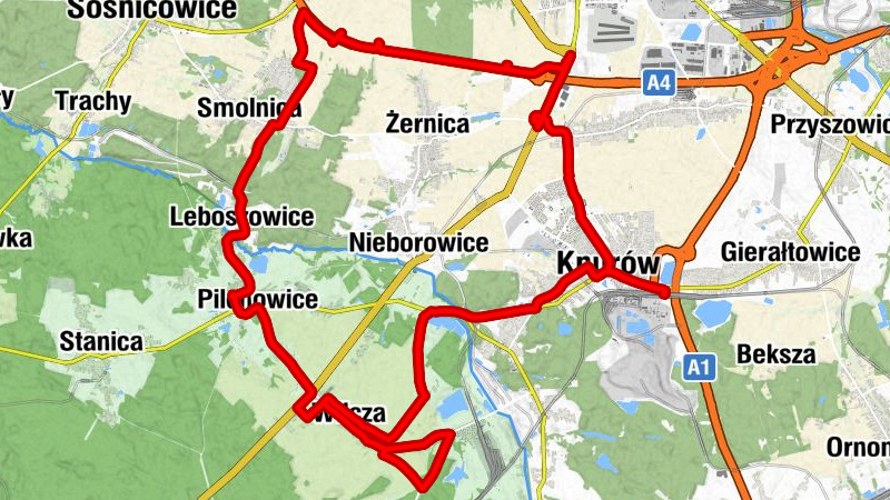 Knurów - Gwarek - Kościół fil. pw. św. Bartłomieja - Kościół pw. Świętego Mikołaja w Wilczy