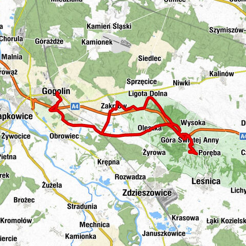 Gogolin - Kaplica Świętej Marii Magdaleny - Grób Pana Jezusa - Góra Świętej Anny