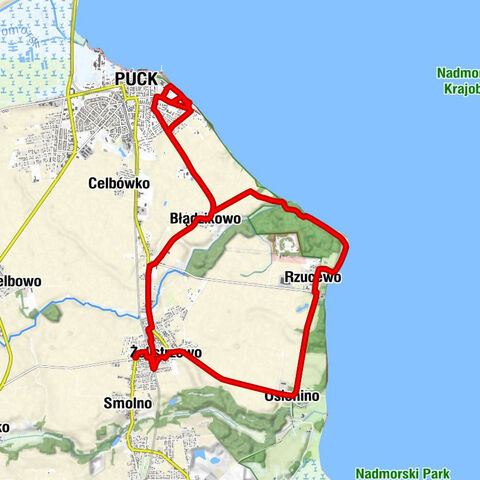 Żelistrzewo - Błądzikowo - Katamarany Zatoka - Puck