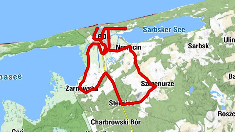 Łeba - Łebsko - Żarnowska