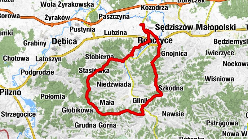 Ropczyce - Laguna - Sanktuarium NMP Królowej Rodzin - Pogorzałki