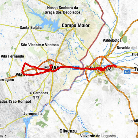 Badajoz - Cerro de La Muela - Lugaris - Iglesia Las Moreras