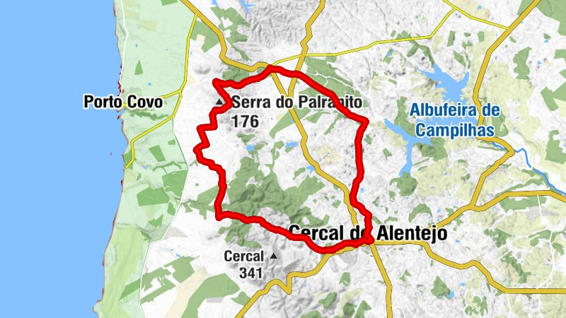 Cercal do Alentejo - Bairro Zeca Afonso - Geralda/Castanheirinha - Golfinho