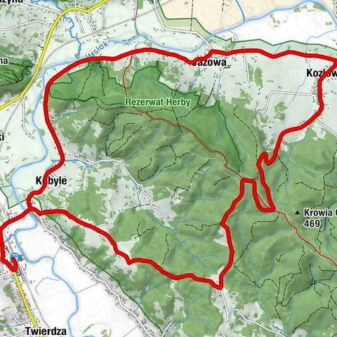 Frysztak - Kobyle - Na Łanie - Góra