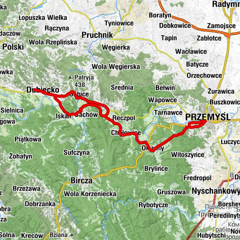 Błonie - Cerkiew Podniesienia Krzyża Świętego - Kościół pw. Niepokalanego Serca Najświętszej Maryi Panny - Kościół pw. Narodzenia Matki Bożej