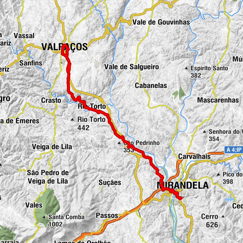 Mirandela - Eixes - Rio Torto - Valpaços