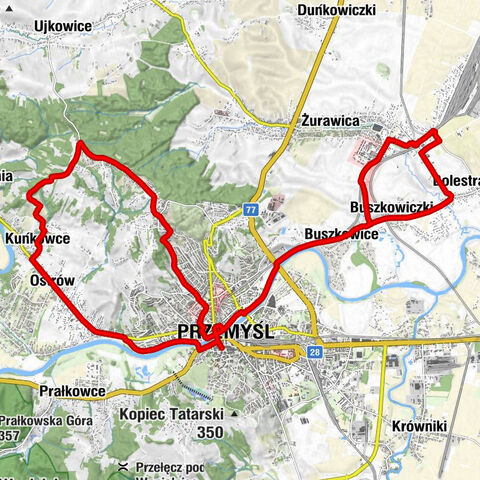 Buszkowiczki - Kościół pw. Najświętszej Maryi Panny Królowej - Galeon - Parcelacja
