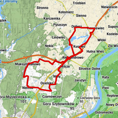 Borówno - Kościół pw. Świętego Wawrzyńca - Dobrcz - Kościół pw. Podwyższenia Krzyża Świętego