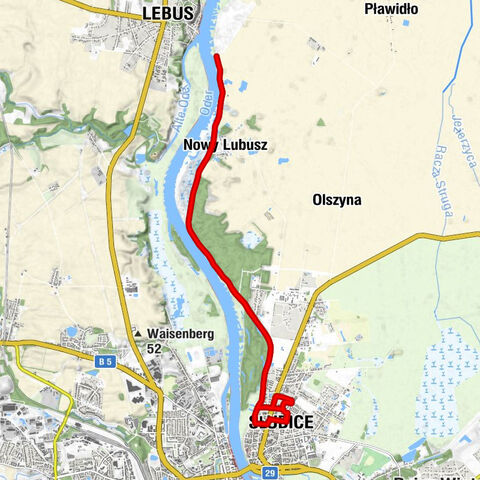 Słubice - Frankfurt (Oder) - Nowy Lubusz