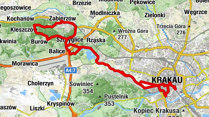 Kościół pw. Świętej Barbary - Kaplica cmentarna - Kościół pw. Świętego Franciszka z Asyżu - Kraków