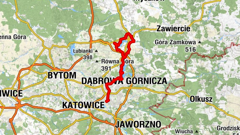 Sosnowiec Główny - Kościół św. Macieja Apostoła w Siewierzu - Kościół pw. Świętego Marcina - Kościół pw. Świętego Tomasza Apostoła