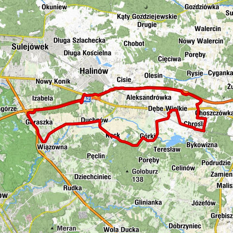 Kobierne - Ostrów-Kania - Chrośla