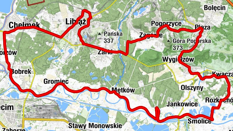 Libiąż - Kaplica pw. Matki Bożej Fatimskiej - Kościół pw. Podwyższenia Krzyża Świętego w Płazie - Góra Podgórska