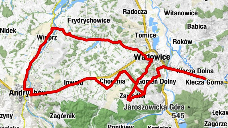 Klecza Górna - Kaplica pw. Świętego Karola Boremeusza - Kościół pw. Narodzenia Najświętszej Maryi Panny - Kościół pw. Świętego Józefa