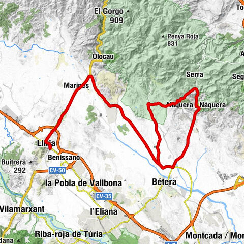 Llíria - Església i Convent del Remei - Bar Toni - Ermita de San Vicente