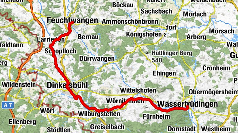 Wassertrüdingen - St. Nikolaus - St. Leonhard - Feuchtwangen