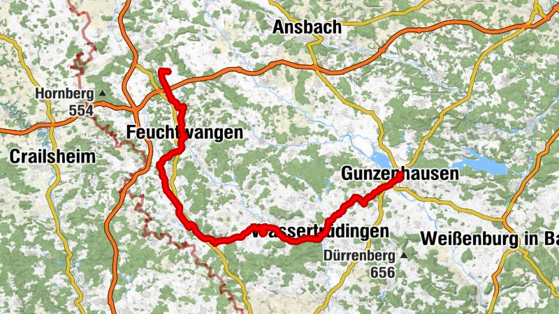 Dombühl - St. Paul - St. Leonhard - Gunzenhausen