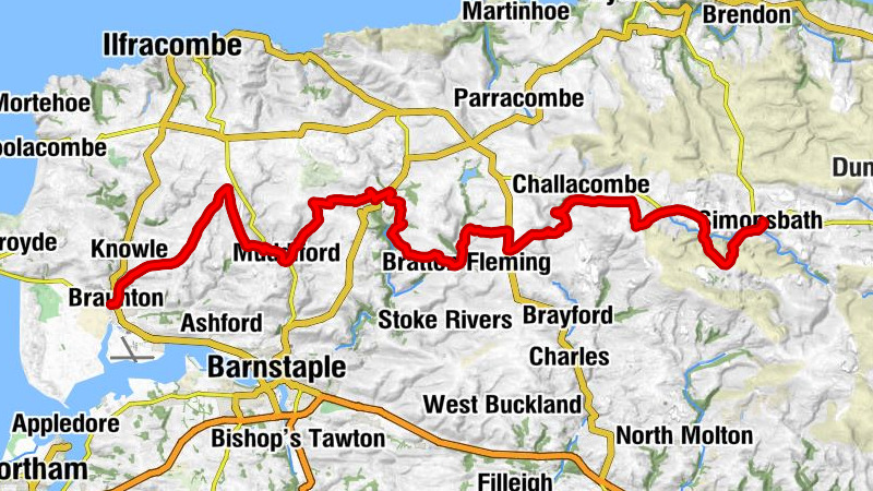 Braunton - St Brannock's Church - Muddiford United Reformed Church - Simonsbath