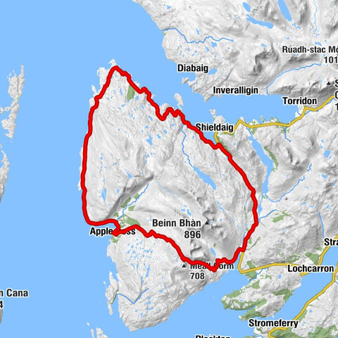 Applecross - Cuaig - Fearnmore - Bealach na Bà