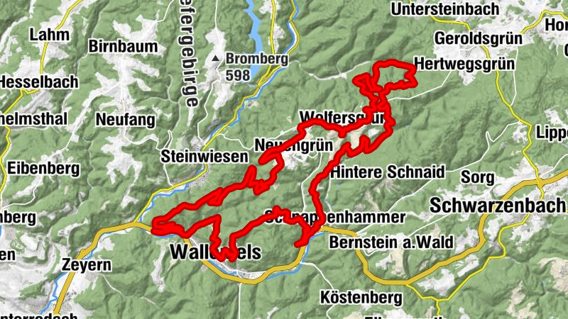 Wallenfels - Kapelle - Schlossberg