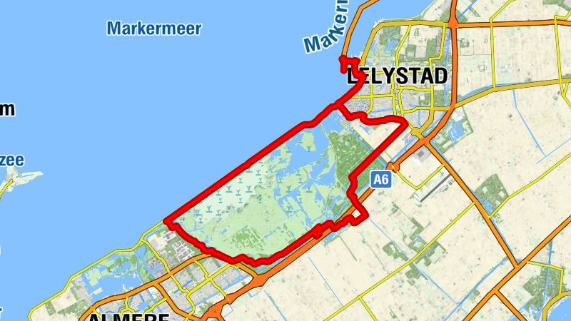 Lelystad - Suyderseeboulevard - Bataviahaven