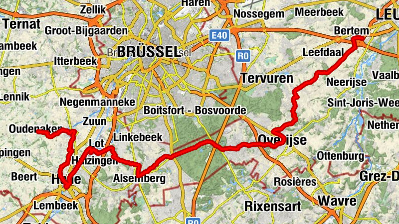 Bertem - Sint-Katharinakerk - Alsemberg - Sint-Pietersbandenkerk