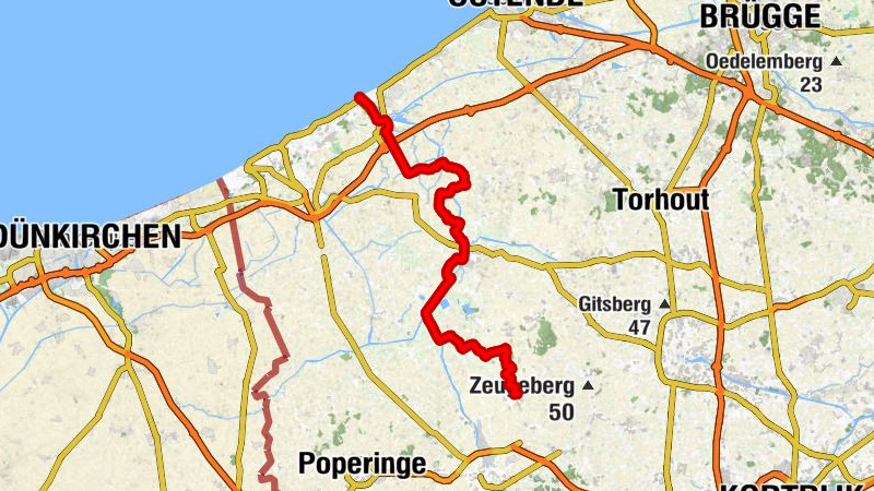 Nieuwpoortbankboei - Sint-Jacobskerk - Sint-Bavokerk - Merkem