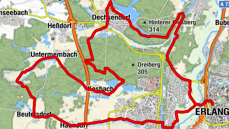 Erlangen - Unsere liebe Frau - Kapelle Beutelsdorf - Filialkirche St. Marien