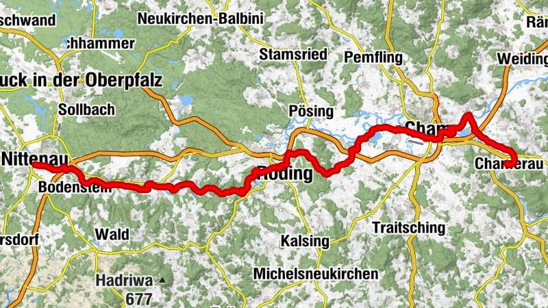 Nittenau - Mariengrotte - St. Peter und Paul - Biergarten "Zum Bäckerwirt"