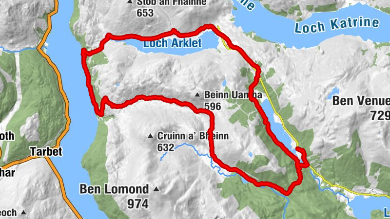 Stirling - Cailness waterfall - Inversnaid