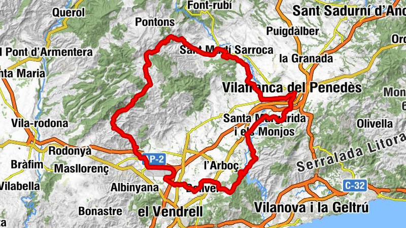Vilafranca del Penedès - Ermita de Sant Pere - Mare de Déu de Montserrat - Església de Aiguaviva