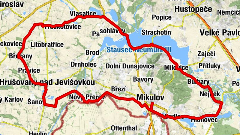 Mikulov - Pod Nesytem - svatý Michal - sv. Václav