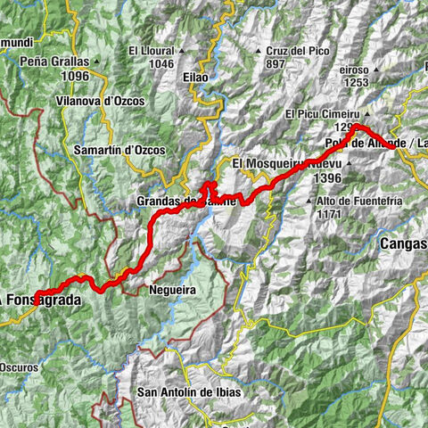 La Nueva Allandesa - Capilla de Santiago de Montefurado - Collado del Couso - A Fonsagrada