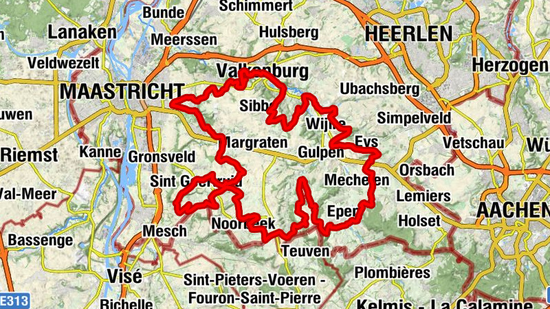 Valkenburg - Sint-Gerlachuskerk - Sint-Remigiuskerk - Sint-Cunibertuskerk